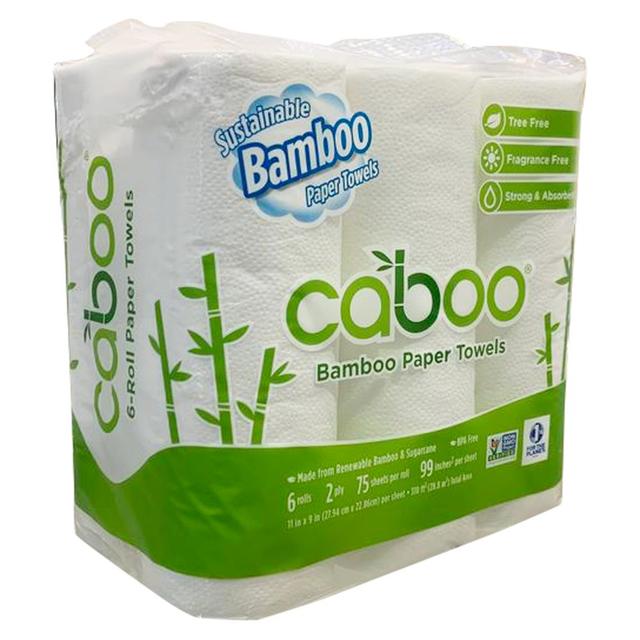 Caboo - Roll Towel Pack of 6 75's