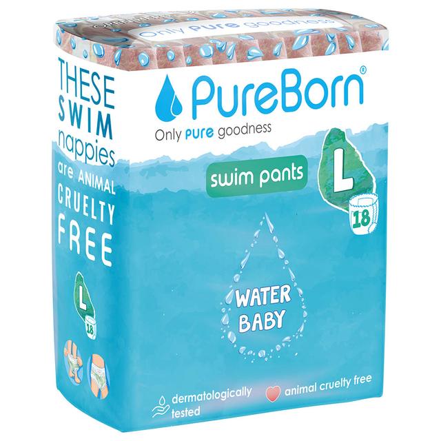 PureBorn - Swim Pants 18's - Large - 1 Pack - Assorted