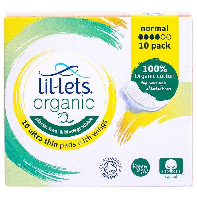 Lil-Lets Organic Pads Normal 10pcs