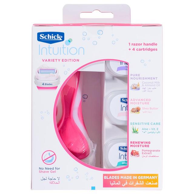 Schick Intuition Shaving Kit 4 Variety Pack