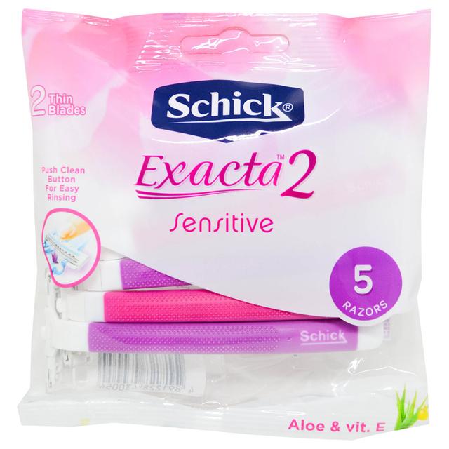 Schick Exacta2 Sensitive Razors x5