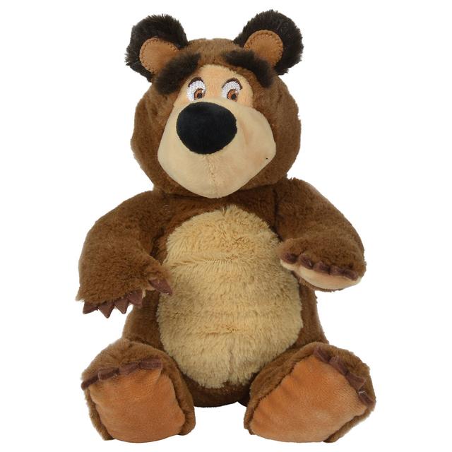 Simba - Masha Bean Bag Bear - 20cm - Brown