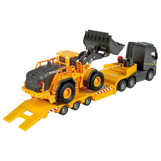 Majorette - Volvo FH-16 Truck & Wheel Loader L350H - Yellow