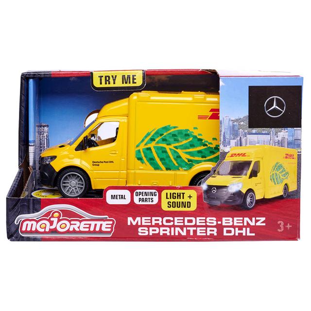 Majorette - Mercedes Benz Sprinter DHL - Yellow