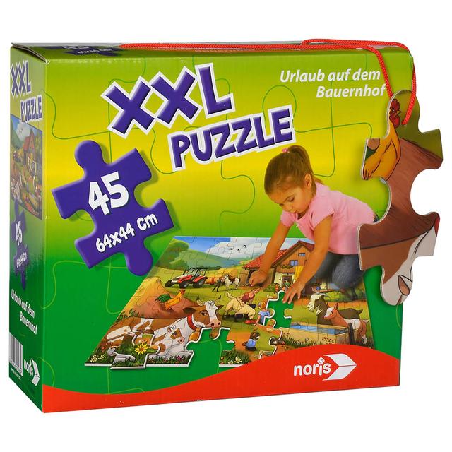 Noris - XXL Holiday On The Farm Puzzle - 45pcs