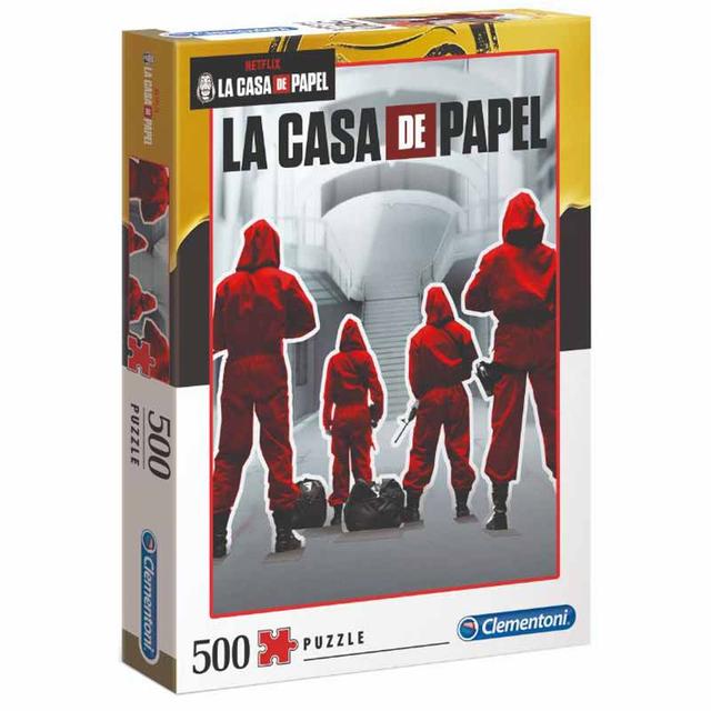 Clementoni -  Netflix La Casa De Papel Puzzle - 500Pcs