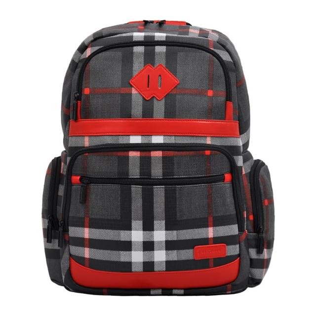 Fusion - Checks Black Backpack 18"