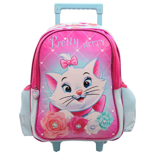 Marie's - Pretty Kitty Trolley Bag - 16-Inch - Pink