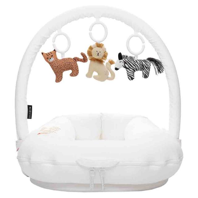 Dockatot - Toy Arch Bundle And Pod - Day At The Zoo - White