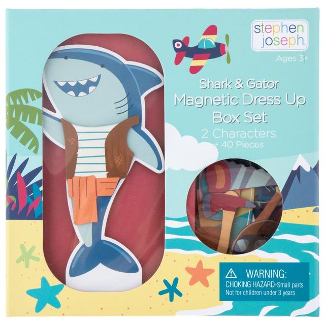 Stephen Joseph - Magnetic Dress Up Doll - Shark & Gator