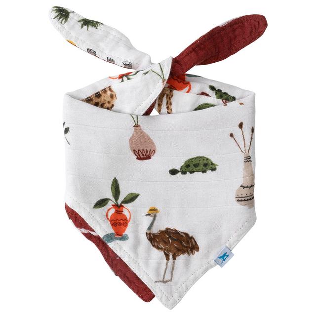 Little Unicorn - Muslin Reversible Bandana Bib Safari Social