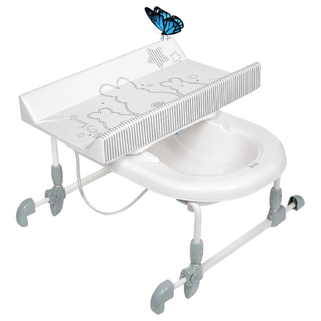 Brevi Bagnotime Antibacterial Bath Changing Station-3 Rabbit