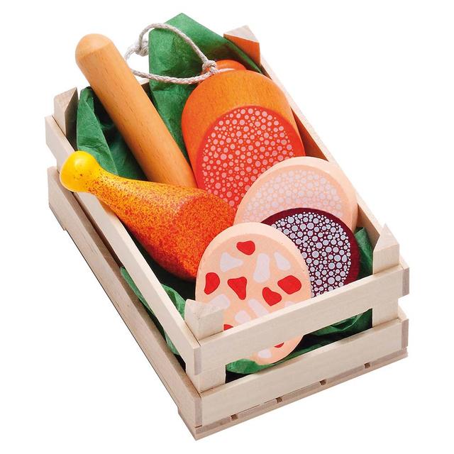 Erzi - Wooden Meats & Sausages Playset - Small