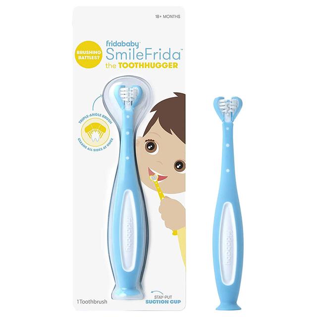 Frida Baby - SmileFrida ToothHugger Kids Toothbrush - Blue