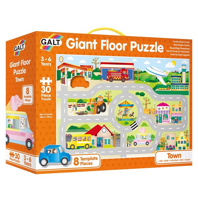 Galt Toys Giant Town & Road Track Floor Puzzle 30pc-Set