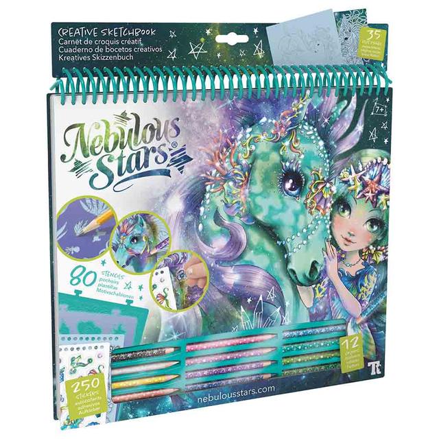 Nebulous Stars - Large Sketchbook - Water Fantasy Horses