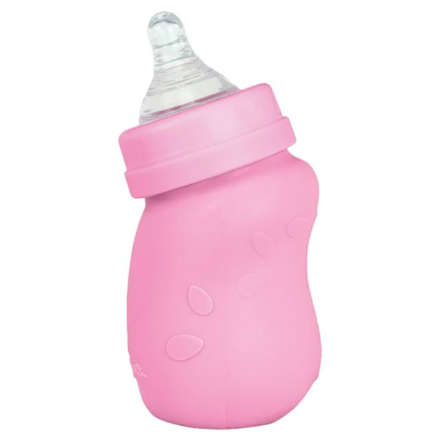 Green Sprouts - Baby Bottle W/ Silicone Cover 5Oz - Pink