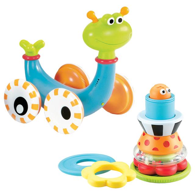 Yookidoo - Musical Crawl N Go Snail Toy w/ Stacker