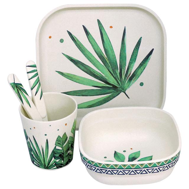 Tommy Lise - Eco Friendly Bamboo Dinner Set - Evergreen