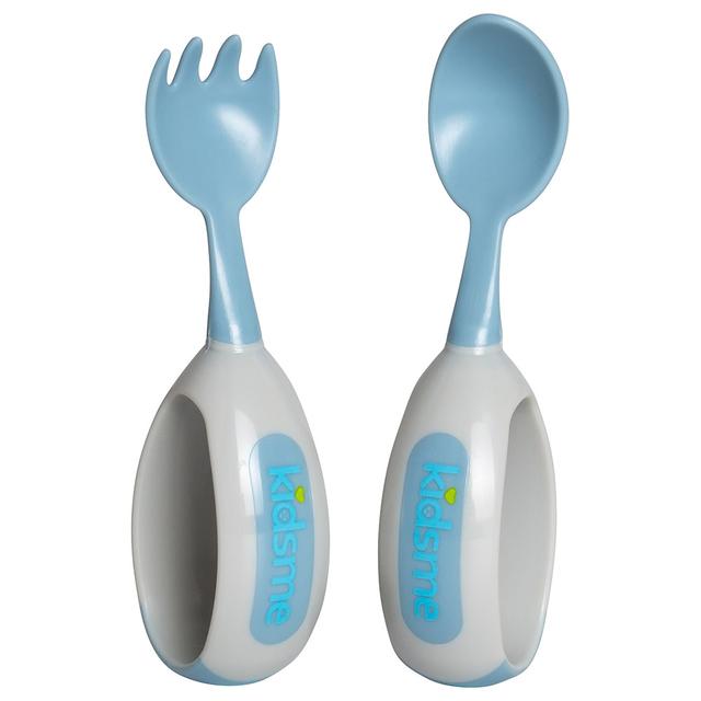 Kidsme - Toddler Spoon And Fork Set - Azure