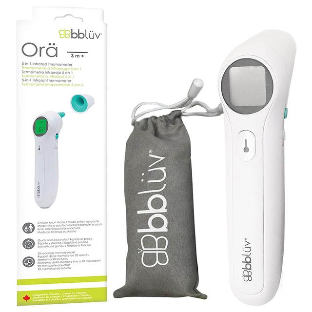 Bbluv - 5-in-1 LED Display Ora Non-Contact & Ear Thermometer