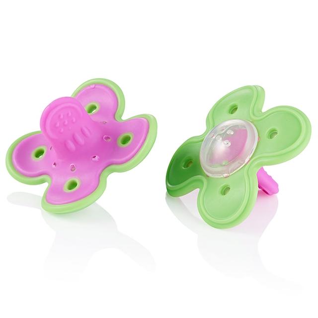 Brush Baby - Molar Munch Teether - Green/Pink