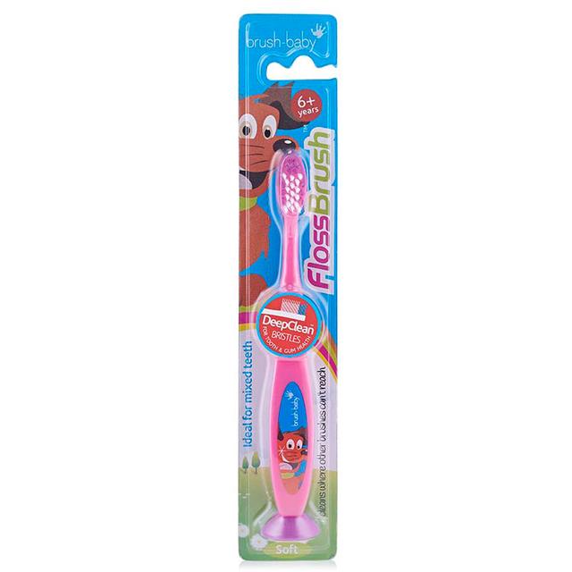 Brush Baby - FlossBrush 6y+ - Pink