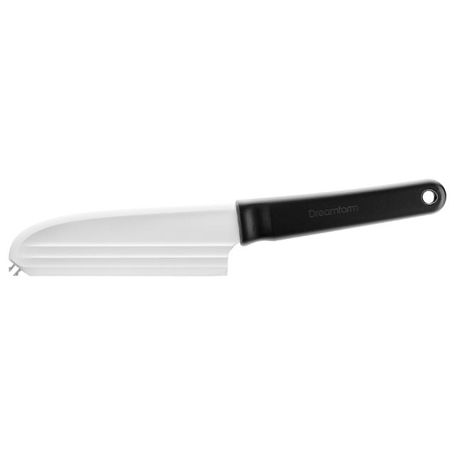 Dreamfarm - Knibble Lite Non-Stick Cheese Knife W/ Forks - Black