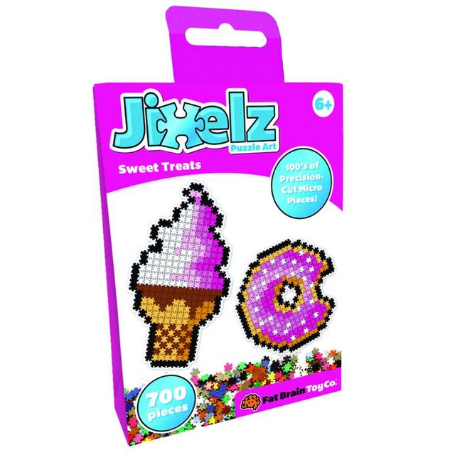 Fat Brain Toys - Jixelz Puzzle Art 700pc-Set - Sweet Treats