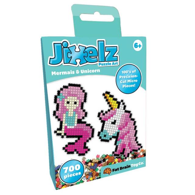 Fat Brain Toys - Jixelz Puzzle Art 700pc-Set - Fantasy Friends