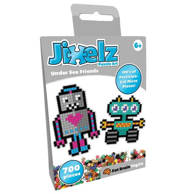 Fat Brain Toys - Jixelz Puzzle Art 700pc-Set - Roving Robots