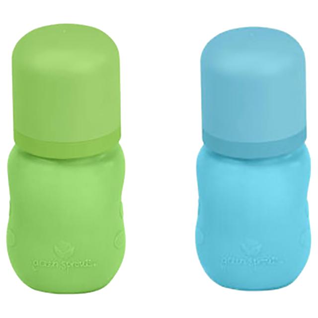 Green Sprouts - Baby Bottle w/ Silicone Cover 5oz - Pack of 2