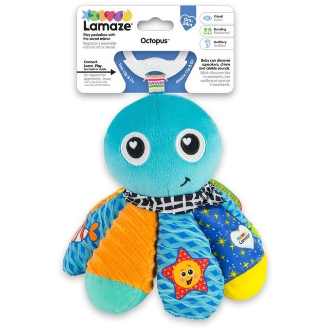 Lamaze - Salty Sam Octopus Clip On Toy Blue