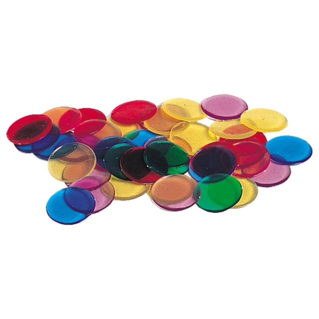 Learning Resource Transparent Color Counting Chip 250Pcs-Set