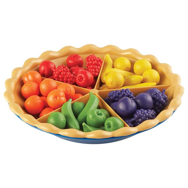 Learning Resources - Super Sorting Pie - 68pcs