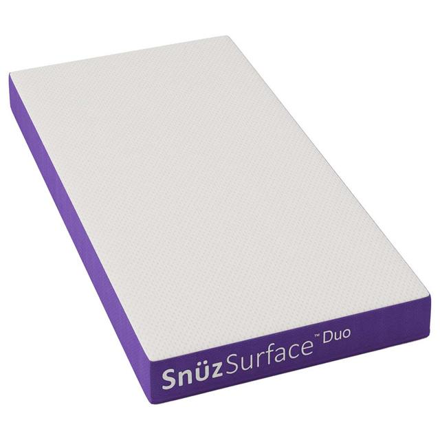 Snuz - Surface Duo Dual Sided Cot Bed Mattress W/ Cover - White