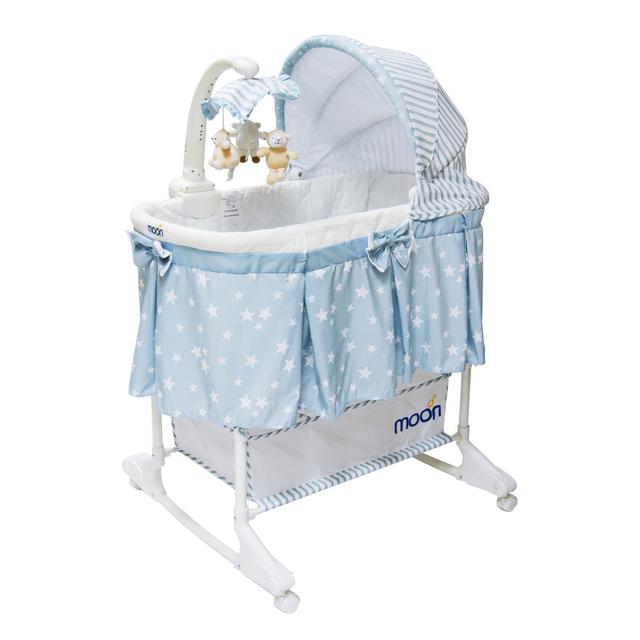 MOON - Soffy 4-in-1 Convertible Cradle - Blue