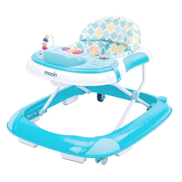 MOON - MUV Baby/Child Walker With music & Toys - Blue 