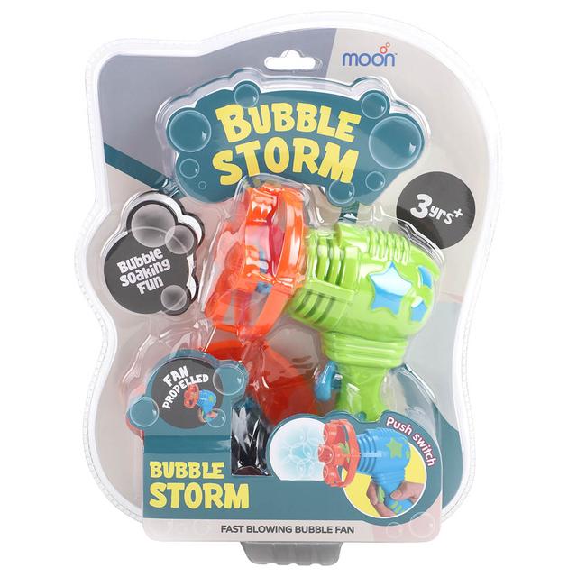 Moon - Storm Bubble Gun Toy Blowing Bubble Maker - Green