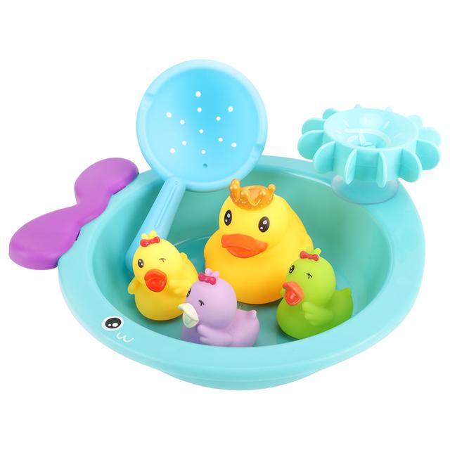 Moon - Bath Duck Toy w/ Mini Ducks & Accessories