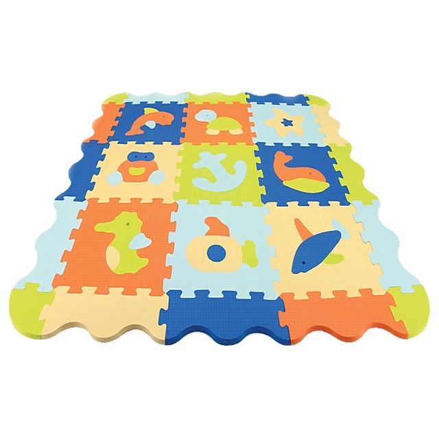 Moon - Puzzle Activity Floor Mat - Ocean World - 9pcs