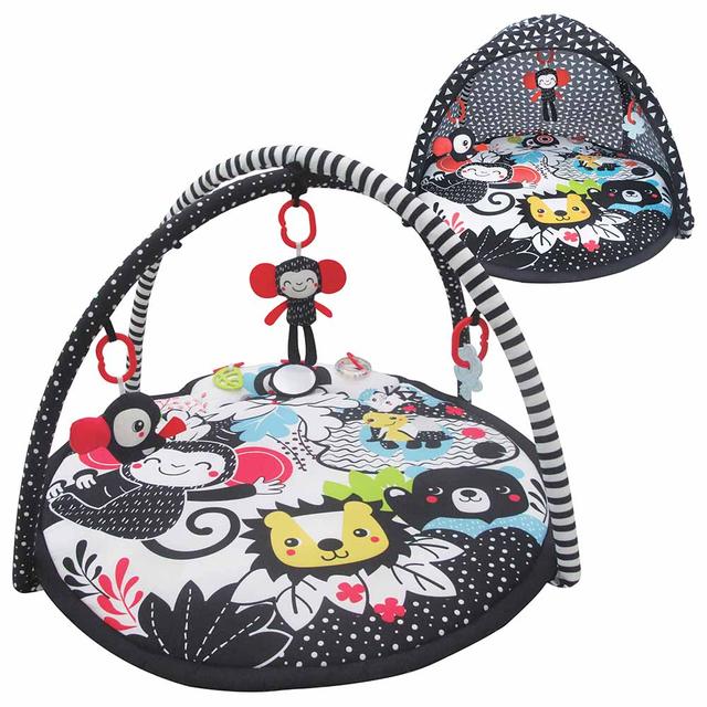 Moon - Chirpy Portable Activity Gym Play Mat - Black