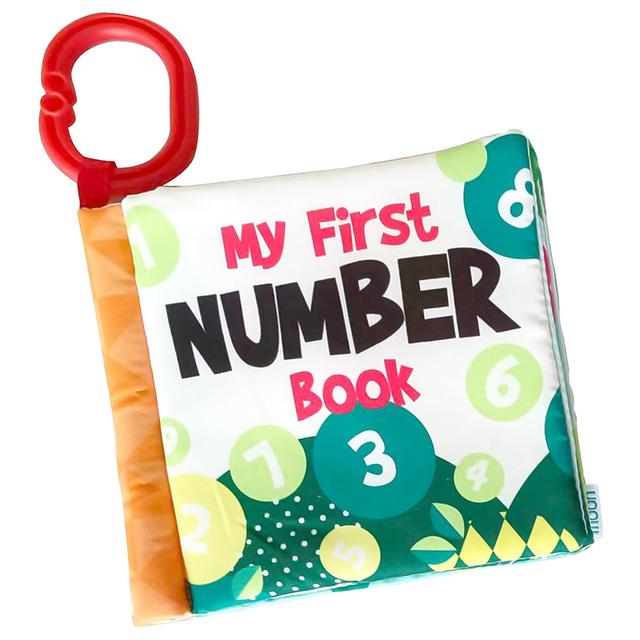 Moon - Soft Education Book W/ Detachable Clip - Numbers