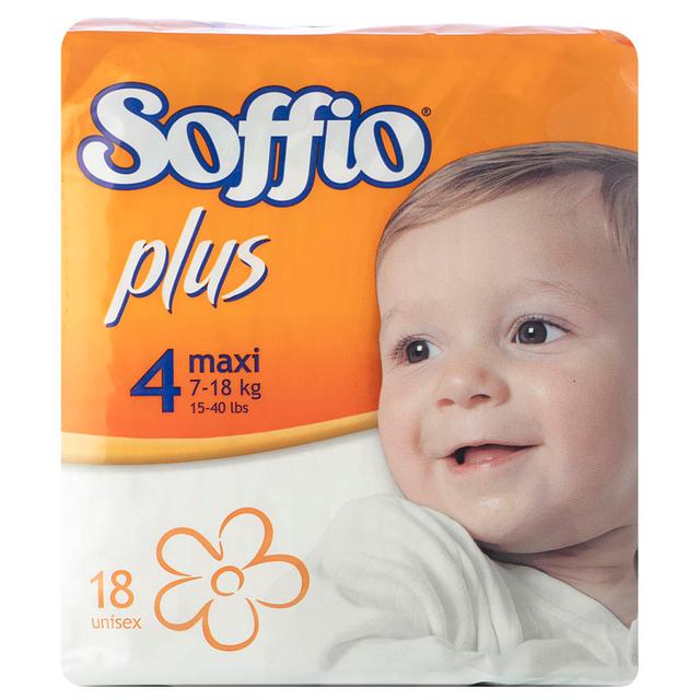 Soffio - Plus Soft Hug Parmon From 7-18kg, 18pc