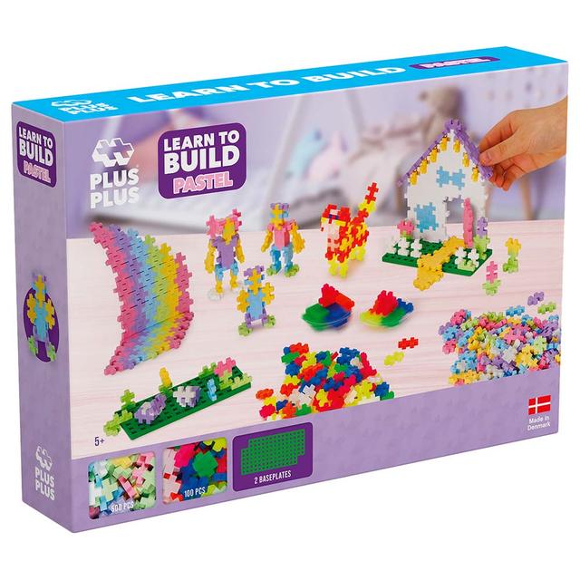 Plus Plus - Learn To Build Set - Pastel