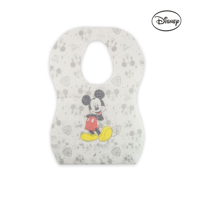 Disney - Mickey Disposable Bibs 8pcs - White