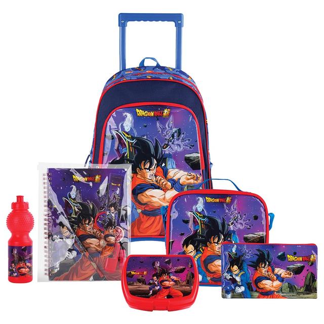 Cartoon Network - 6-In-1 Dragon Ball Dragon Ball Team Trolley Box Set - 18-Inch