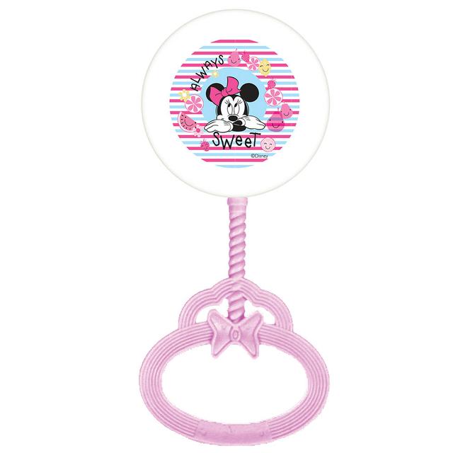 Disney - Minnie Mouse Baby Rattle Toy - Pink