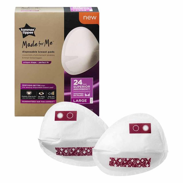 Tommee Tippee Made For Me Disposable Breast Pads 24pc Large