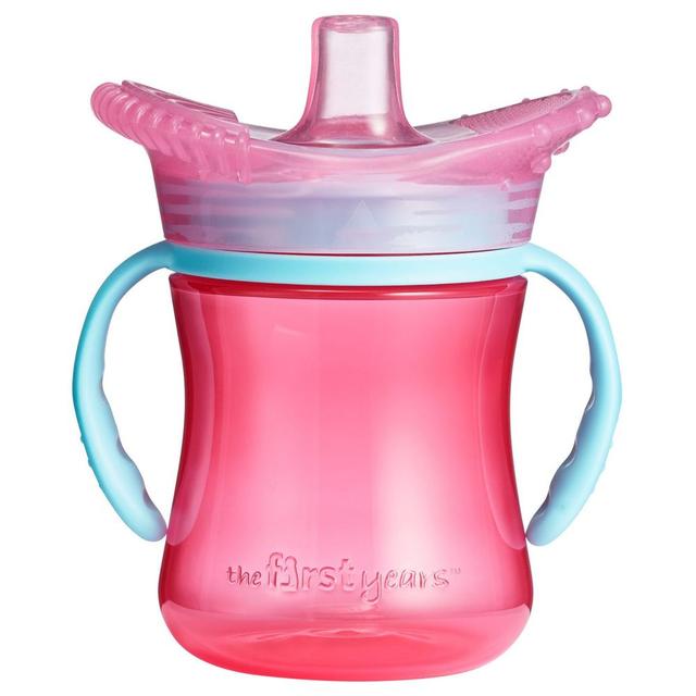 The First Years - Teething Trainer/Sippy Cup - Pink